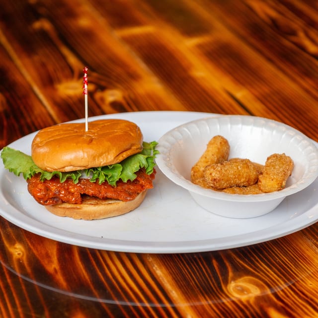 Buff Chicken Sandwich.
