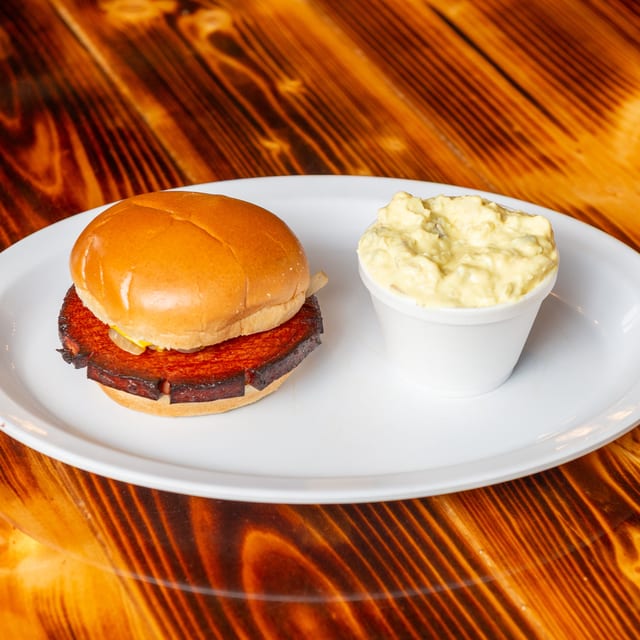 Smoked Bologna Burger.